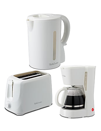 Betty Crocker 3-Piece Kitchen Appliances Set, White