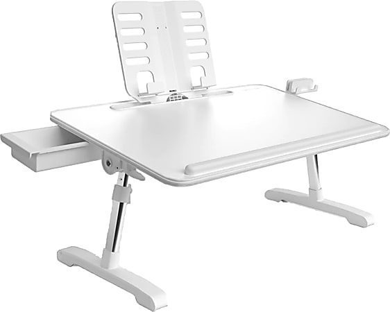 Limitless Innovations TotalDesk Portable Workstation And Lap Desk, 2-3/4" x 23"W x 14-1/2"D, White, LIMTD002
