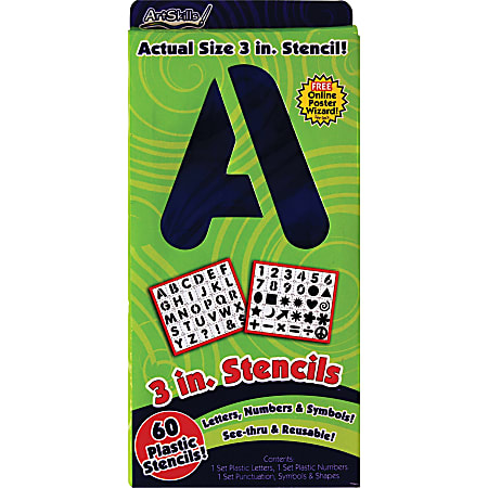 ArtSkills® Stencil Kit, Pack Of 60