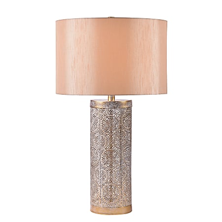 Kenroy Home Ibis Table Lamp, 27-3/4"H, Gold Shade/Gold Base