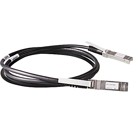 HPE X240 10G SFP+ SFP+ 3m DAC Cable - 9.84 ft SFP+ Network Cable for Network Device - First End: 1 x SFP+ Network - Second End: 1 x SFP+ Network - Black