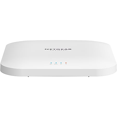 Netgear WAX218 802.11ax 3.52 Gbit/s Wireless Access Point - 2.40 GHz, 5 GHz - 1 x Network (RJ-45) - Gigabit Ethernet - PoE Ports - Ceiling Mountable, Wall Mountable
