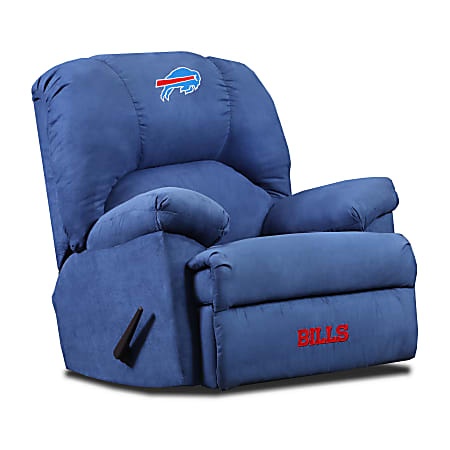 Imperial NFL GM Microfiber Recliner Accent Chair, Buffalo Bills, Blue