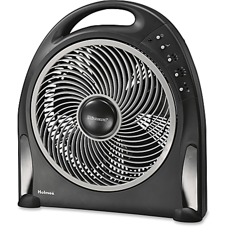 Holmes Blizzard 3 Speed Fan with Grill Black - Office Depot