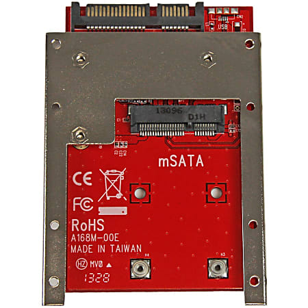 StarTech.com mSATA SSD to 2.5in SATA Adapter Converter - Office Depot