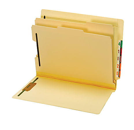 Pendaflex® End Tab Classification Folders, Letter Size, Manila,