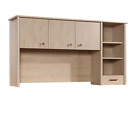 Sauder® Whitaker Point Large Hutch With Storage, 36-1/4”H x 66”W x 15-1/2”D, Natural Maple