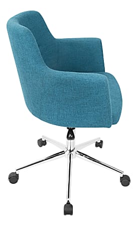 Teal blue shop desk chair