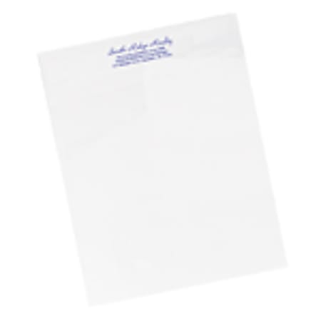 Standard Letterhead, 20 Lb. White Bond Paper, 3 Formats, 1 Color Print, Box Of 500