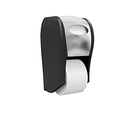 Solaris Paper® LoCor® Top-Down Wall-Mount Bath Tissue Dispenser, Stainless