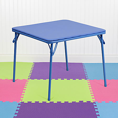 Flash Furniture Kids&#x27; Folding Table, Square, 24"W x