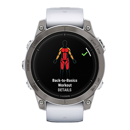 ⌚ Garmin Epix Gen 2 Sapphire Smartwatch – 47mm White Titanium, Premium Active, Refurbished