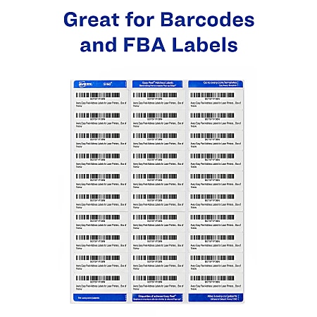 Avery® Removable Laser/Inkjet ID Labels, 6460, Organization, 1