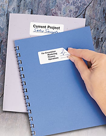 Avery Removable LaserInkjet ID Labels 6460 Organization 1 x 2 58