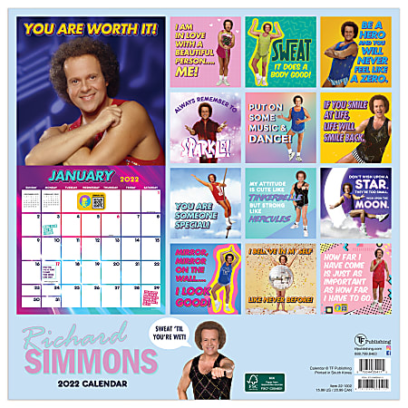 tf-publishing-arts-entertainment-monthly-wall-calendar-12-x-12-richard-simmons-january-to-december-2022-office-depot