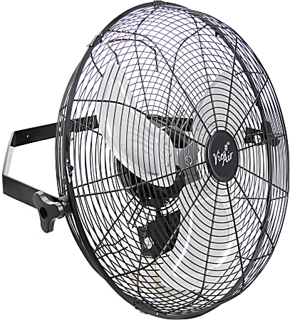 Vie Air Dual-Function 18" Tilting Floor Fan, Black