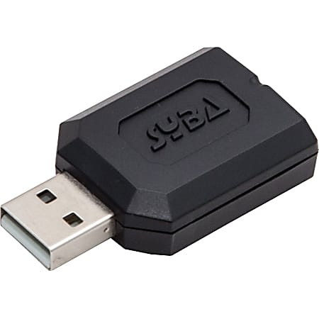 SYBA Multimedia USB Stereo Audio Adapter - 1 x Type A Male USB - 2 x 3.5mm Female Stereo Audio