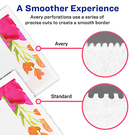 Avery® Printable Business Cards With Sure Feed® Technology For Laser Printers, 2" x 3.5", Ivory, 250 Blank Cards