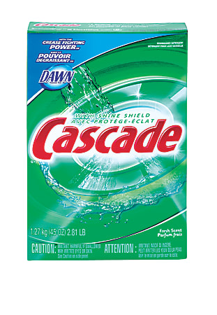 Cascade® Dishwasher Detergent Powder, Fresh Scent, 45 Oz