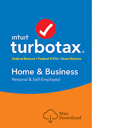 TurboTax Home & Bus Fed+Efile+State 2017 (Mac) , Download Version
