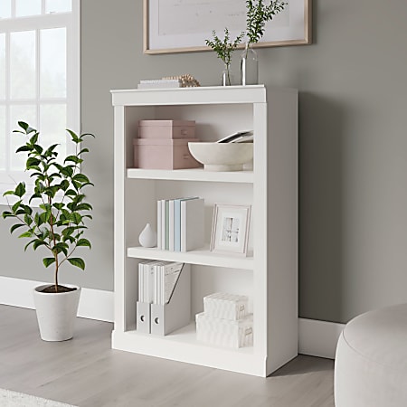 Short white deals bookcase