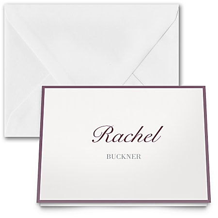 Premium personalized note cards, Design & print note cards