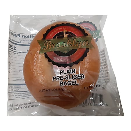 Brooklyn Food Group - Plain Bagels - 50 - 3 oz