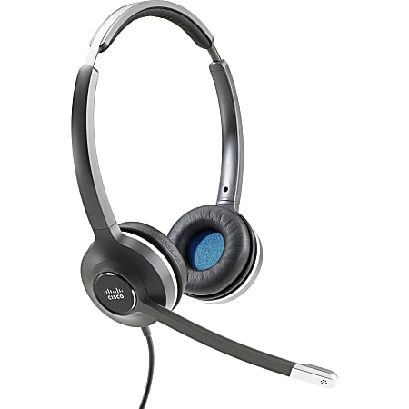 Cisco Headset 532 (Wired Dual with Quick Disconnect coiled RJ Headset Cable), CPHSW532RJ