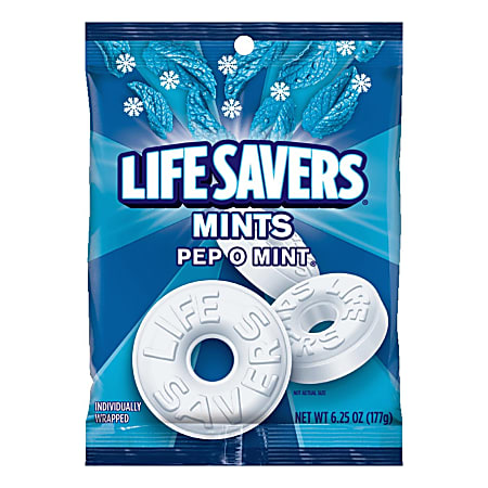 Life Savers®, Pep-O-Mint, 6.25 Oz Bag