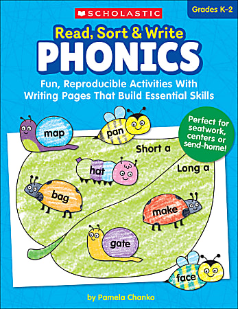Scholastic® Read, Sort & Write: Phonics Book, Preschool - Grade 2