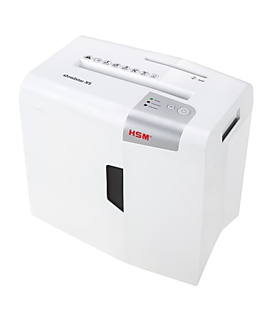 HSM shredstar X5 5 Sheet Cross-Cut Shredder, HSM1043W