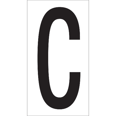 Office Depot Brand Vinyl Warehouse Labels DL9310C Letter C 3 ...