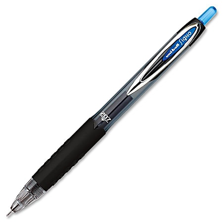 Uni-Ball 207 Medium Needle Point Pens - Medium Pen Point - 0.7 mm Pen Point Size - Needle Pen Point Style - Blue - Blue Barrel - 1 Each