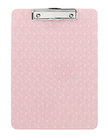 Office Depot® Brand Fashion Clipboard, 9" x 12-1/2", Pink Diamond