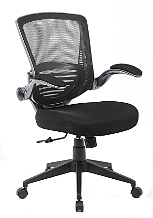 Boss Contemporary Mesh Mid-Back Task Chair, Black