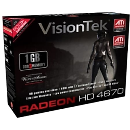Visiontek 900307 Radeon 4670 X2 Graphic Card - 2 GB DDR3 SDRAM - PCI Express x16