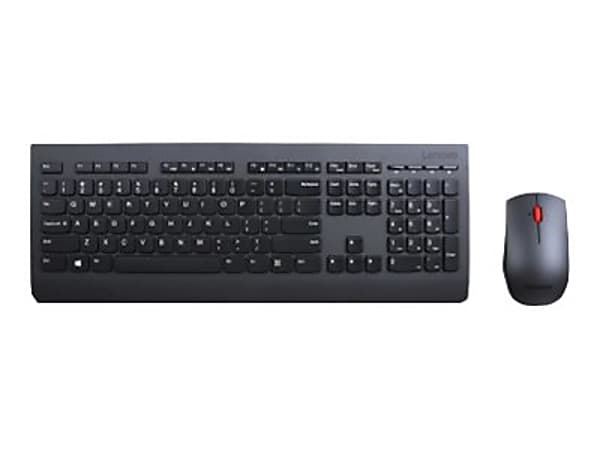 Lenovo Professional Combo - Keyboard and mouse set - wireless - 2.4 GHz - Canadian French