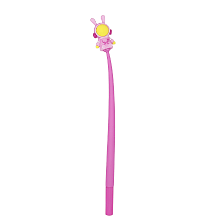 Little Yellow Bicycle® Alien Bunny Gel Pen, Needle Point, Pink