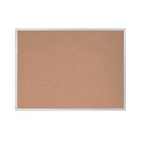 OFFICE SCHOOL USE CLASSIC NATURAL CORK PIN NOTICE BOARD WITH FREE