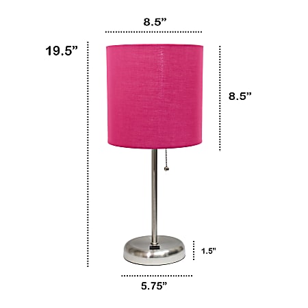Cerise pink table lamp 2025