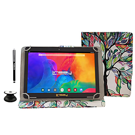 Linsay F10IPS Tablet, 10.1" Screen, 2GB Memory, 64GB Storage, Android 13, Tree