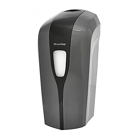 Alpine Aspen Wall-Mount Automatic Liquid Soap Dispenser, 10-1/4"H x 4-13/16"W x 4"D, Gray