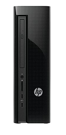 HP Slimline Desktop PC, AMD E1, 4GB Memory, 500GB Hard Drive, Windows® 10