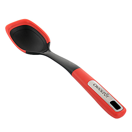 Crock-Pot® Multi-Use Solid Spoon, Red/Black