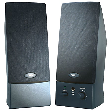 Cyber Acoustics 2.0 USB Speaker System, Black, CA-2016WB