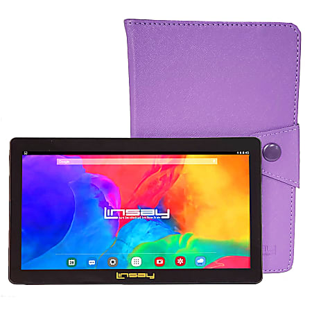 Linsay F7 Tablet, 7" Screen, 2GB Memory, 64GB Storage, Android 13, Purple