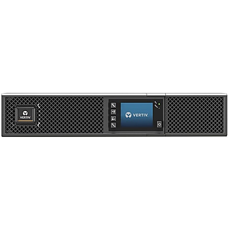 Vertiv Liebert GXT5 UPS - 1500VA/1350W 120V | Online Rack Tower Energy Star - Double Conversion| 2U| Optional RDU101 Card| Color/Graphic LCD| 3-Year Warranty