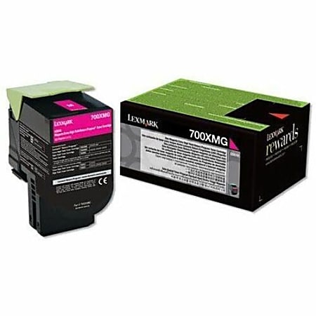 Lexmark - Extra High Yield - magenta - original - toner cartridge LRP, government GSA - for Lexmark CS410dn, CS410dtn, CS410n, CS510de, CS510dte