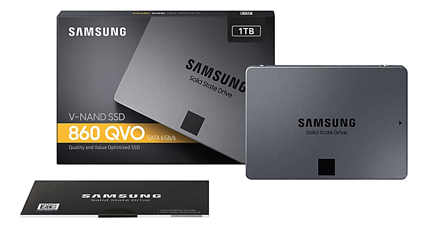 SSD Samsung 860 qvo ssd sata 6gb/s mz-76q1t0bw MZ-76Q1T0BW 1 tb 
