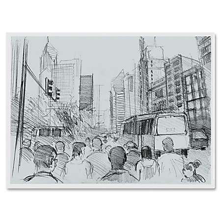 Deflecto Art Display Frame - 18" x 12" Frame Size - Rectangle - Wall Mountable - Horizontal - Lightweight - 1 Each - Plastic - Clear